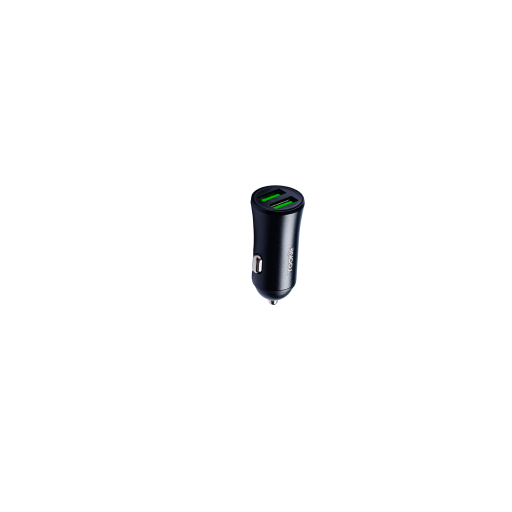 Carregador Veicular Yookie PC1 – 2x USB/Lightning - Preto — foto 3