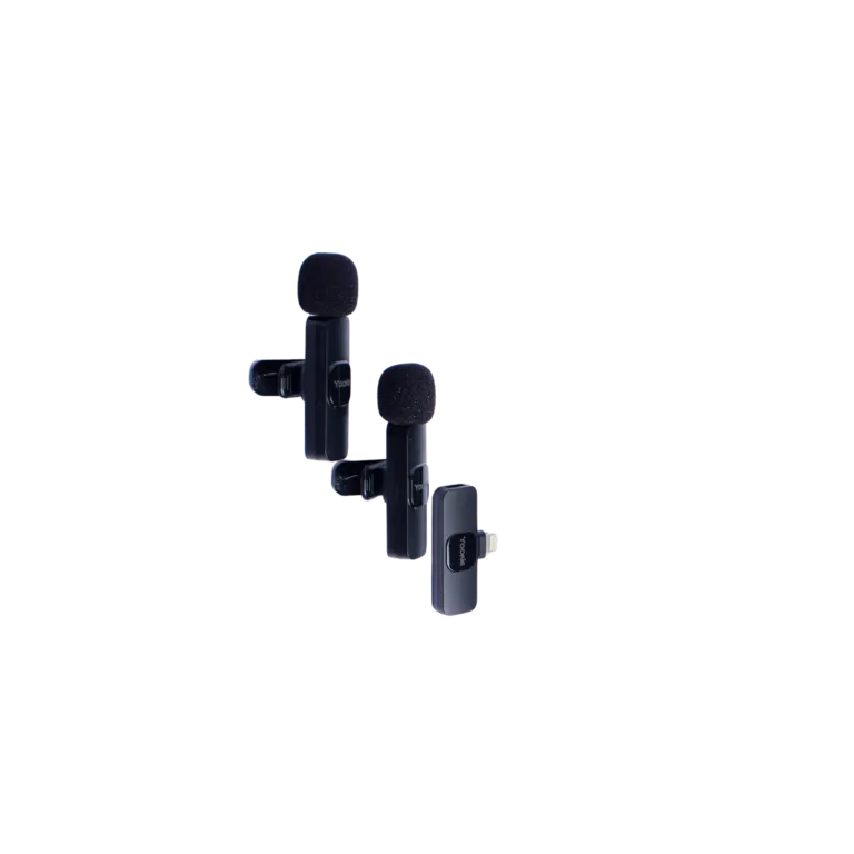 Microfone Sem Fio Yookie YE13 - Lightning (2 MICROFONES)