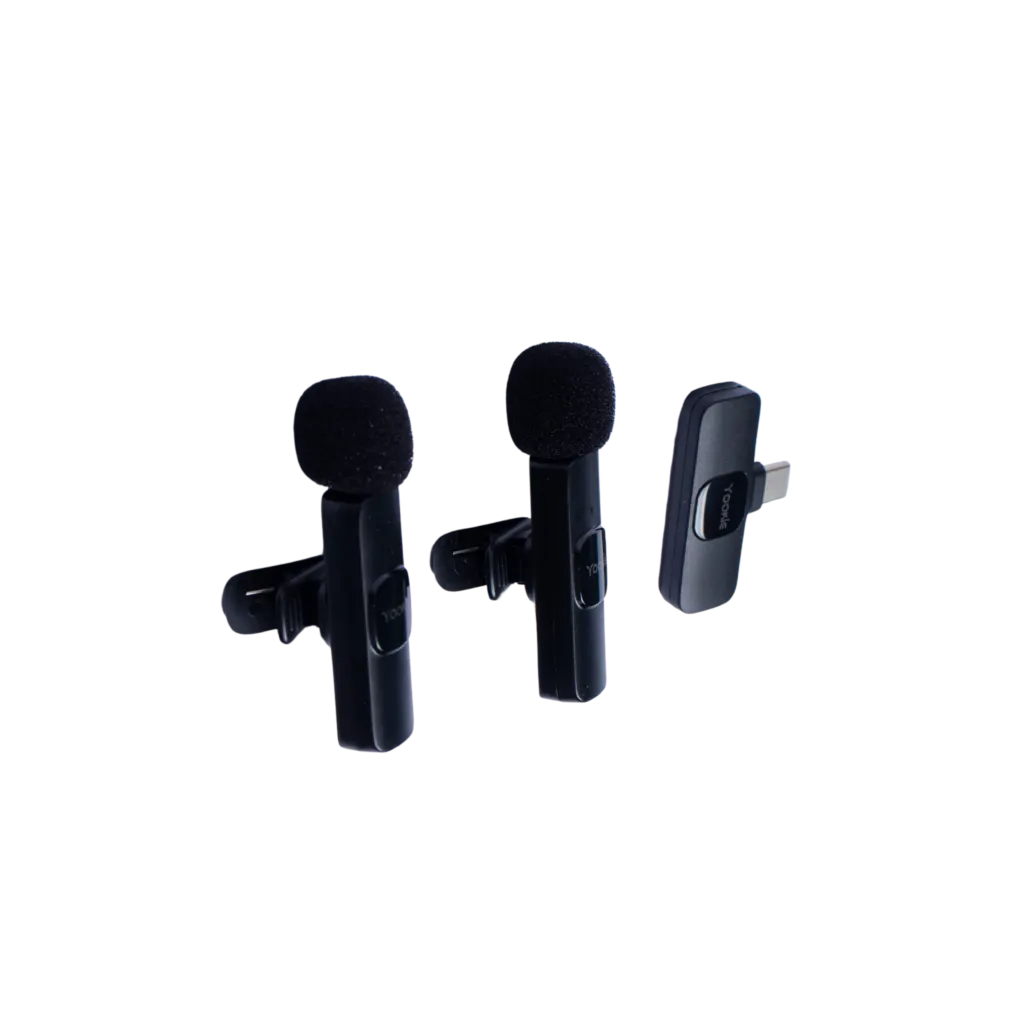 Microfone Sem Fio Yookie YE13 - USB C (2 MICROFONES) — foto 5