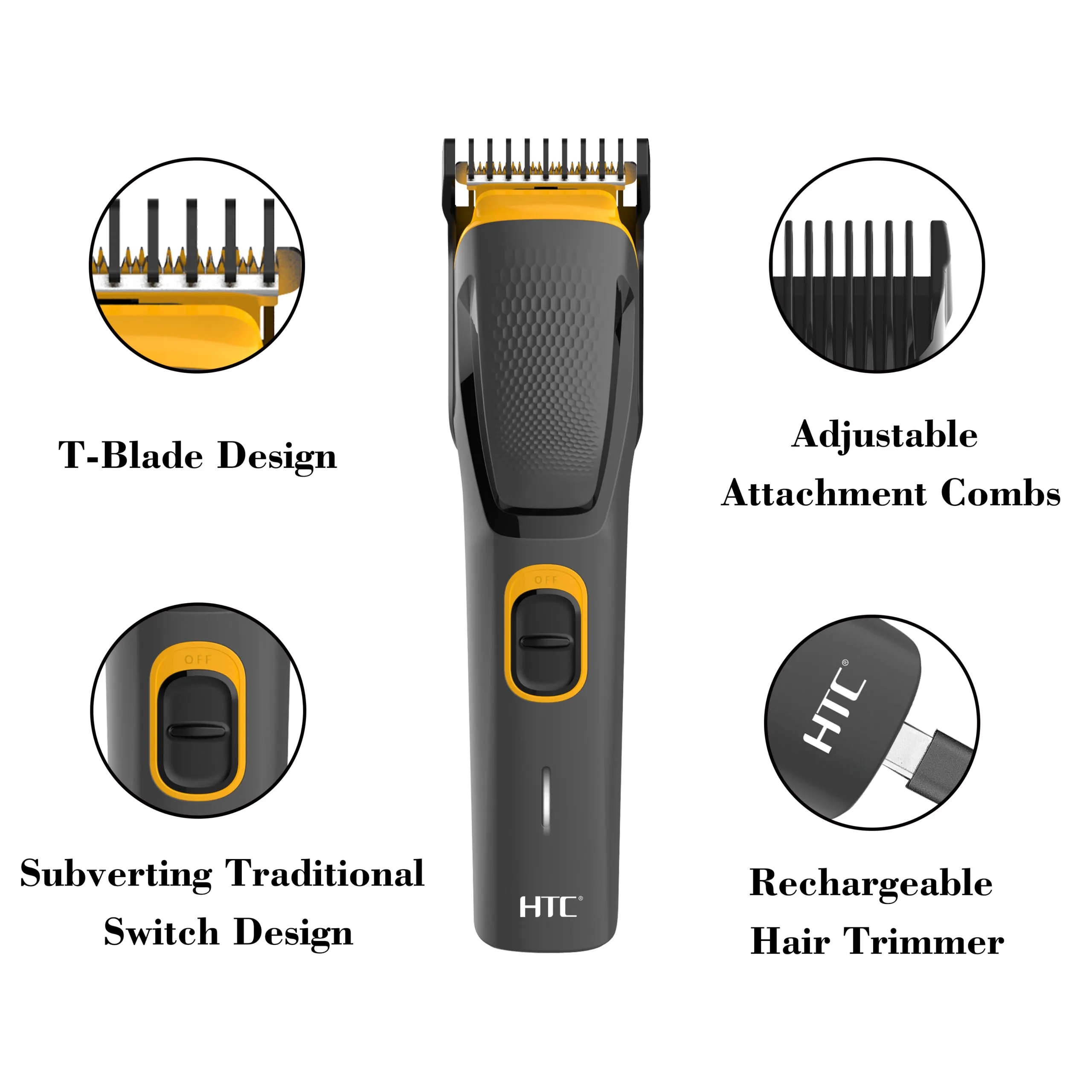 Anúncio: Barbeador Wireless HTC AT-519