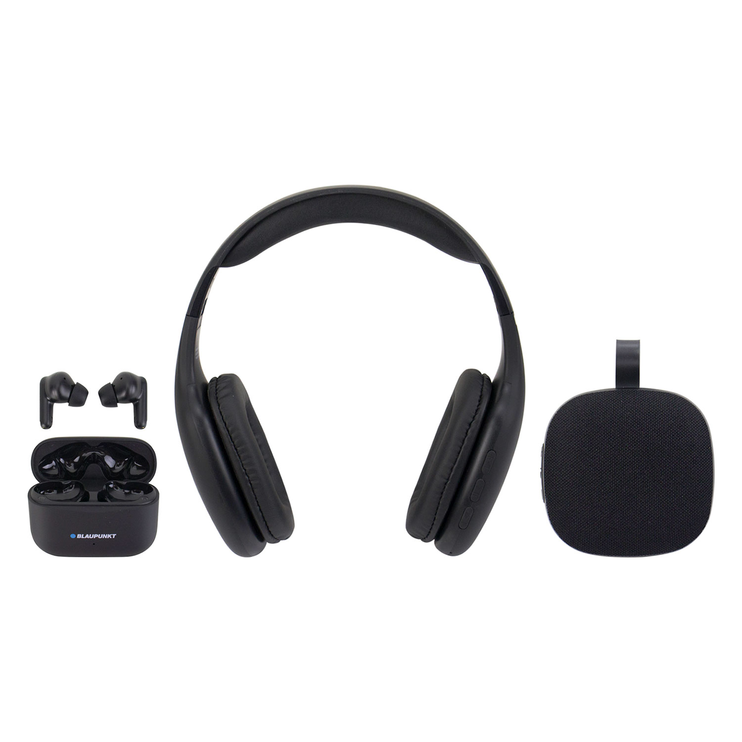 Anúncio: Kit BlauPunkt 3 em 1 Fone/Headset/ Speaker Wireless - Preto
