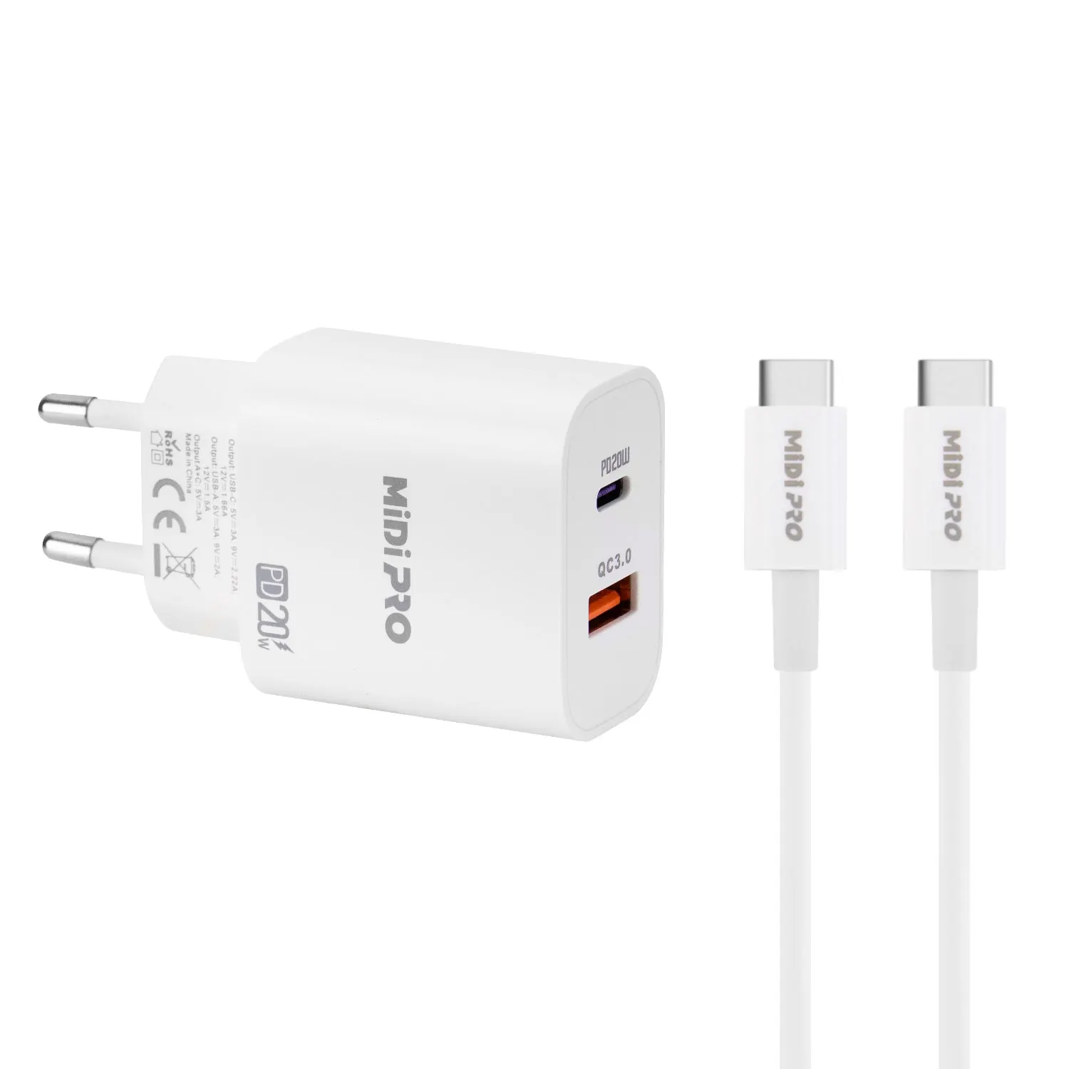 Anúncio: Carregador Midi Pro MDP- 20 WD - Tipo C