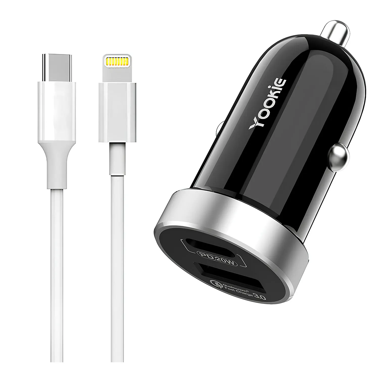 Anúncio: Carregador Veicular Yookie PC10 Lightning