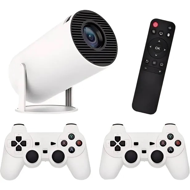 Projetor MAX GAME MDP-HY300 Pro 4K UHD 20.000 jogos + 2 controles