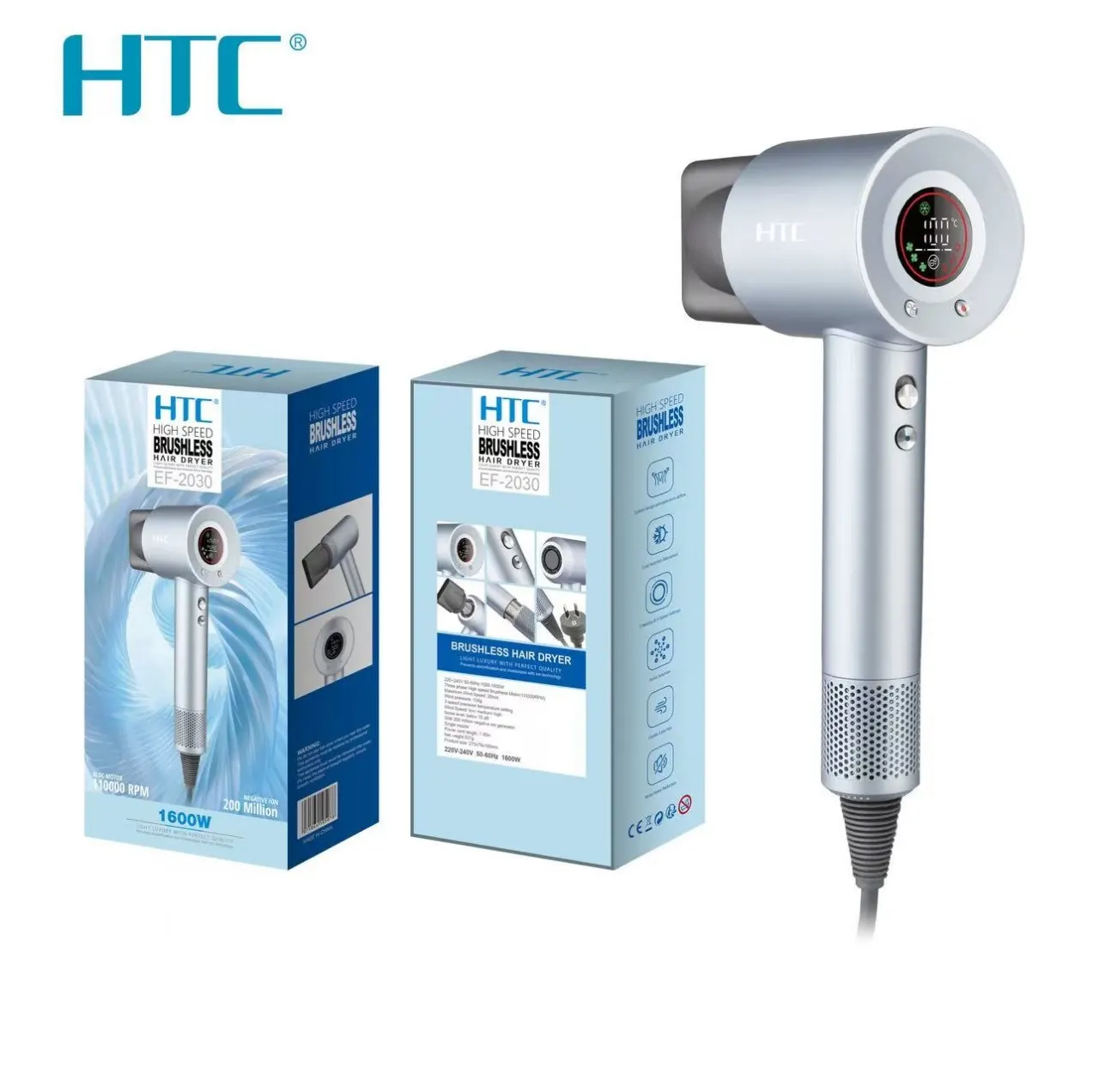 Anúncio: Secador de Cabelo HTC EF-2030 110V 50/60HZ