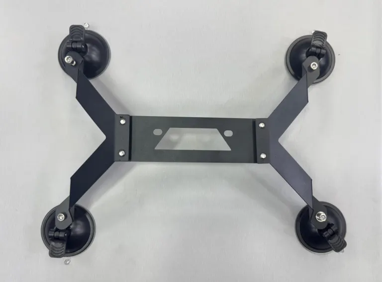 Suporte Metálico de Ventosa para Starlink Mini preto (parafusado)