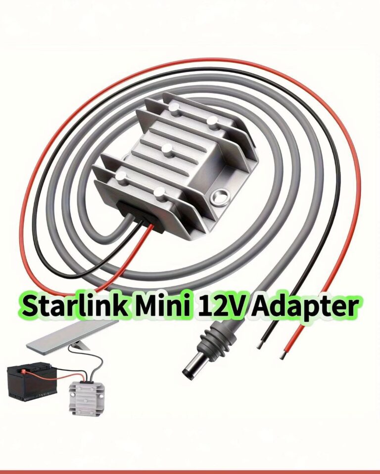 Cabo Veicular 2.5MT BOOST CONVERTER 12-30V Da bateria do carro para Starlink MINI