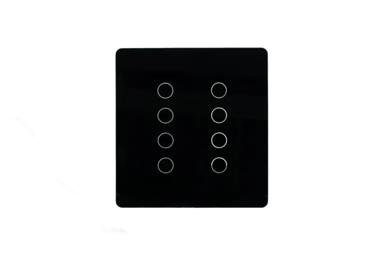 Interruptor de Luz Inteligente Tuya WiFi com 8 Teclas Touch
