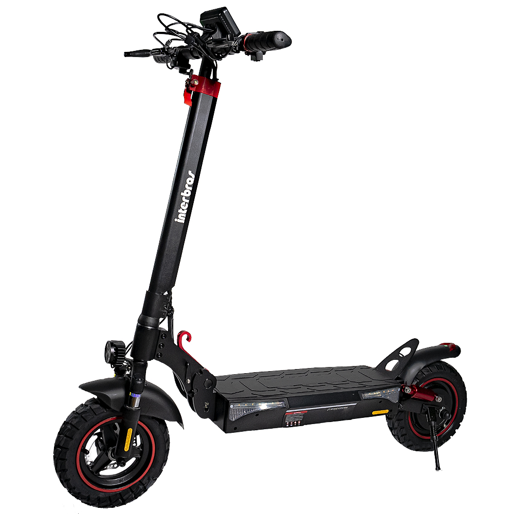 Patinete Elétrico Interbras Cross 10" 50Km - Preto