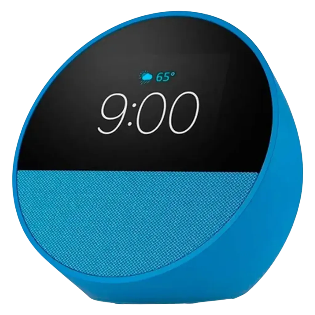 Speaker Amazon Echo Spot - Com Alexa - Bluetooth/Wi-Fi - Azul — foto 1