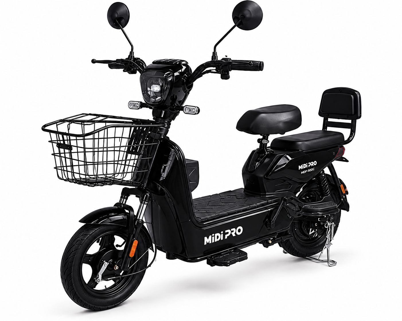 Moto Elétrica Midi Pro MDP-500C 500W 48V/12Ah - Preto (Acompanha Capacete)
