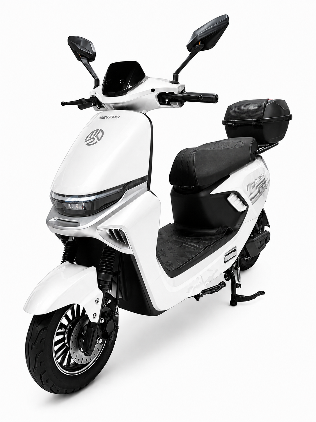 Moto Elétrica Midi Pro MDP-GT10 1000W 60V/20Ah - Branco (Acompanha Capacete)