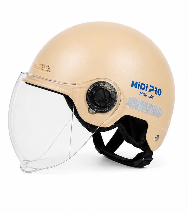 Anúncio: Capacete Midi Pro MDP-668 Bege