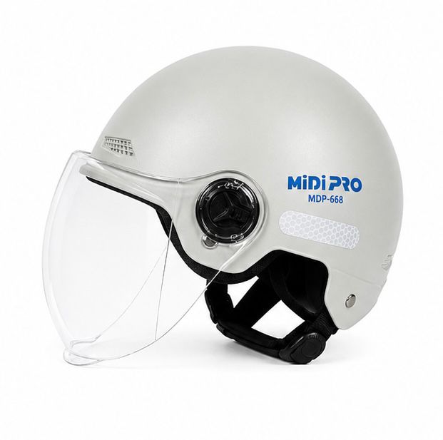 Anúncio: Capacete Midi Pro MDP-668 Cinza claro