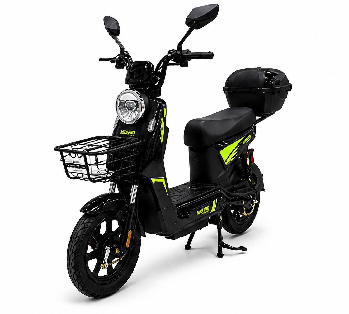 Moto Elétrica Midi Pro MDP-KD1 1000w - Preto/Verde (MONTADA)