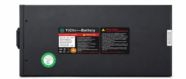 Bateria de Lítio 60V 20Ah – 1000W