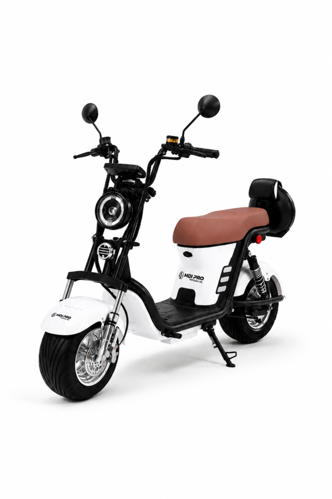 Moto Elétrica Midi Pro MDP-X12 | 1000W 60V/20Ah - Branco — foto 1