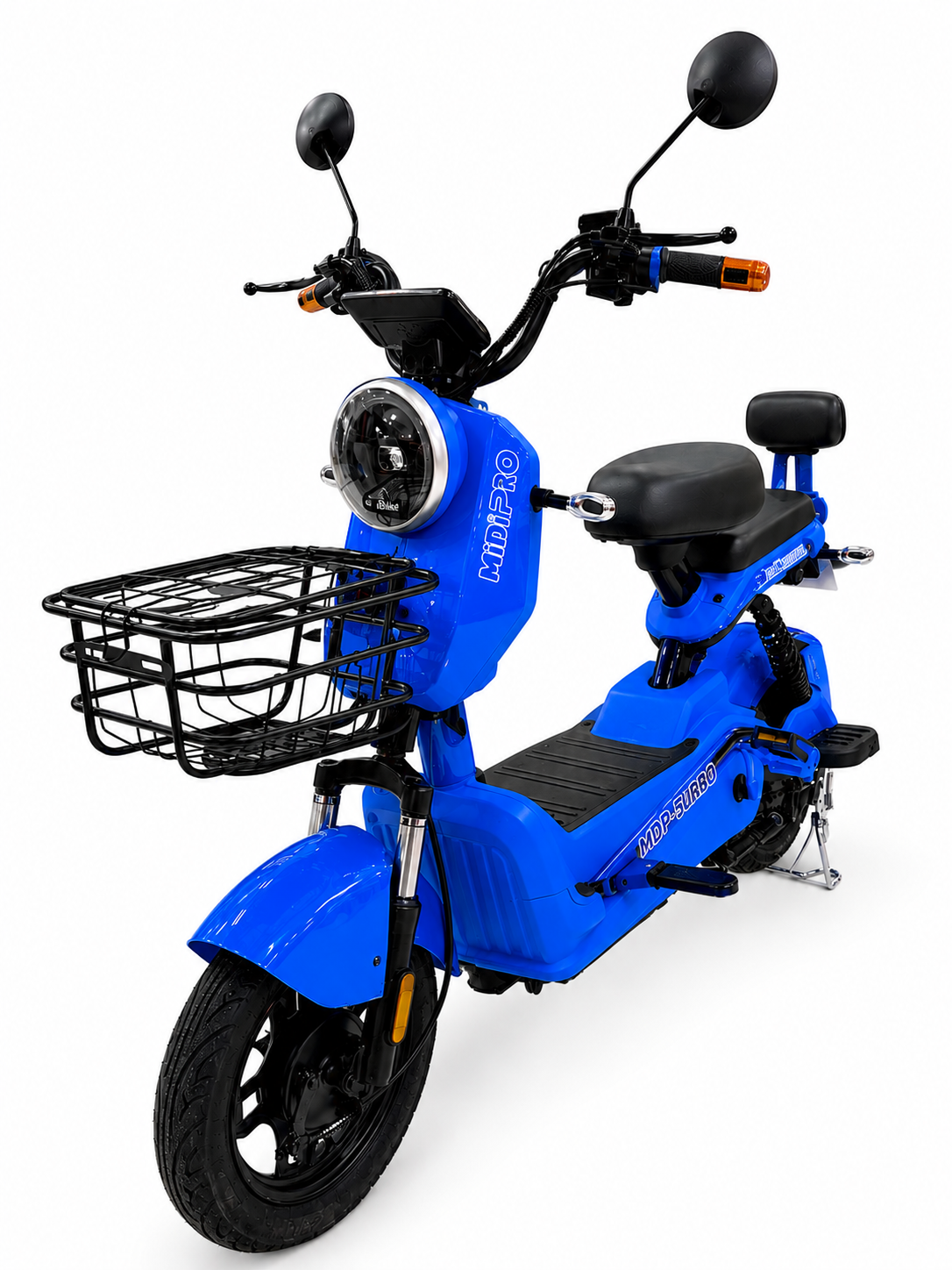 Moto Elétrica Midi Pro MDP-500TURBO 500W 48V/20Ah - Azul (Acompanha Capacete)