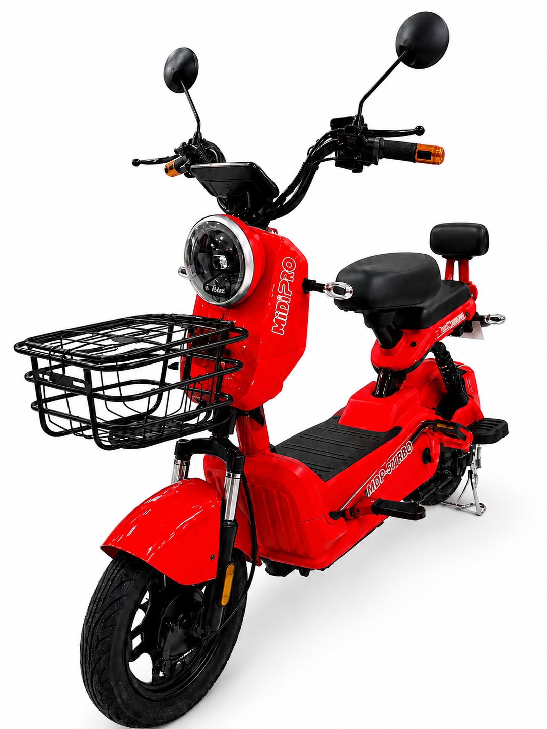 Moto Elétrica Midi Pro MDP-500TURBO 500W 48V/20Ah - Vermelho (Acompanha Capacete)