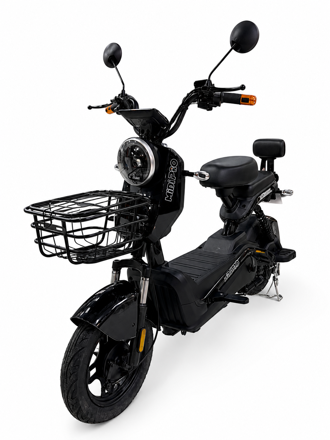 Moto Elétrica Midi Pro MDP-500TURBO 500W 48V/20Ah - Preta (acompanha capacete)