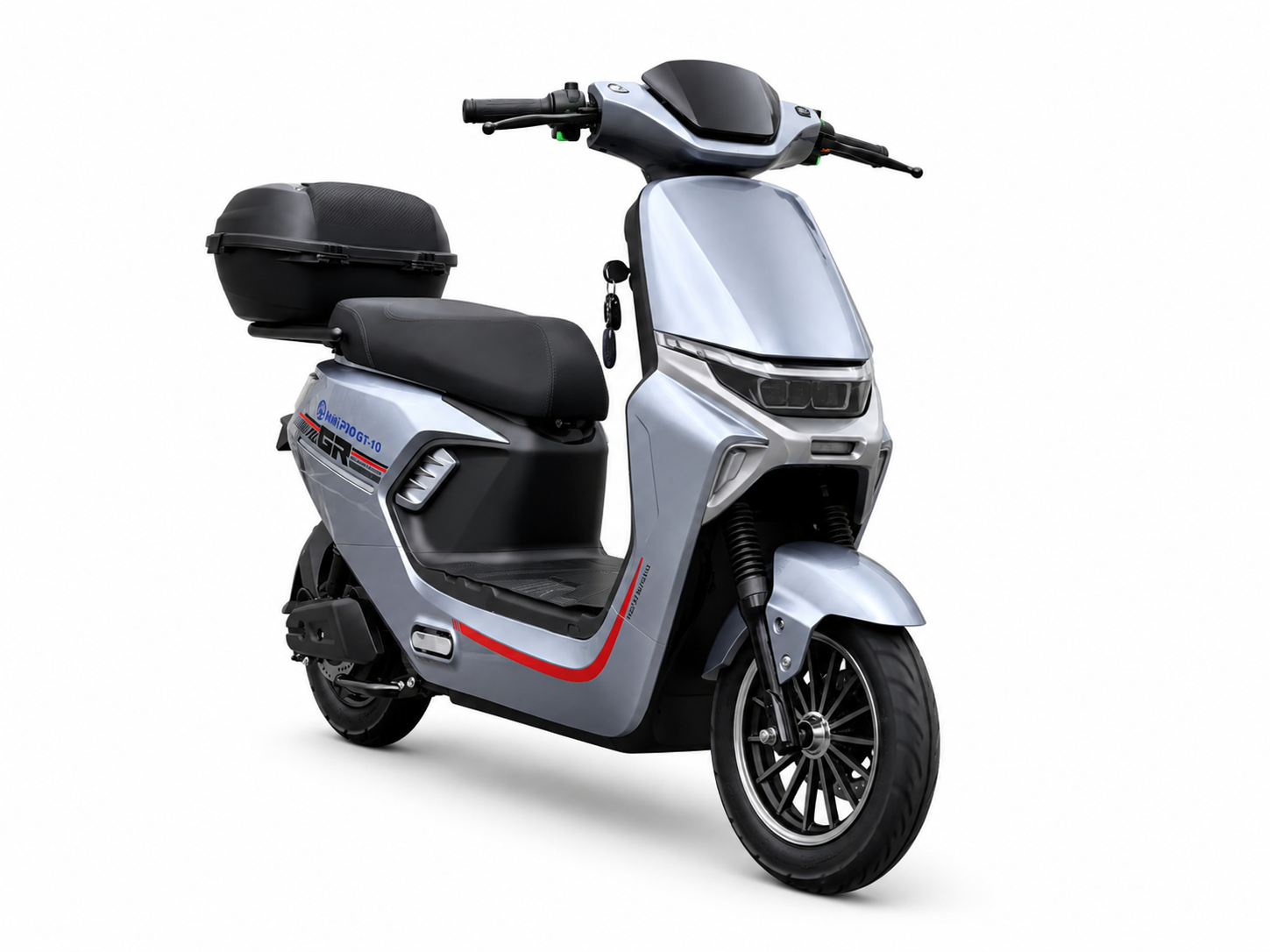 Moto Elétrica Midi Pro MDP-GT10-1000W 60V/20Ah-CINZA (acompanha capacete)