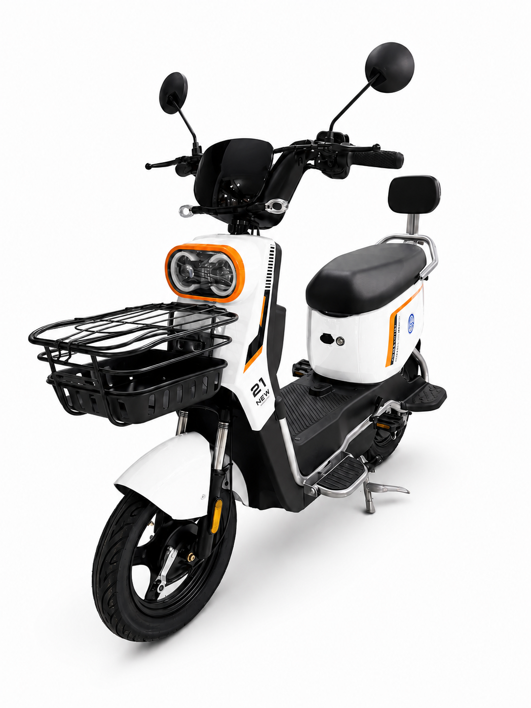Moto Elétrica MDP-X32MAX 1000W-60V/20Ah-BRANCO (acompanha capacete)