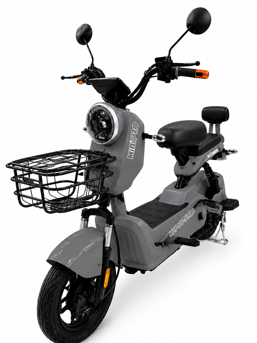 Moto Elétrica Midi Pro MDP-500TURBO 500W 48V/20Ah - Cinza (acompanha capacete)