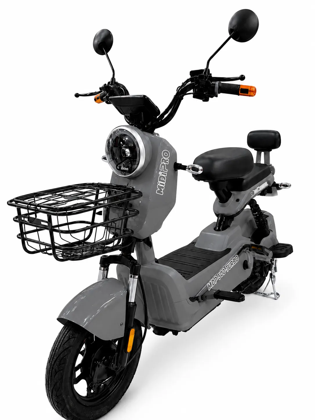 Anúncio: Moto Elétrica Midi Pro MDP-500TURBO | 500W 48V/20Ah - Cinza (acompanha capacete)