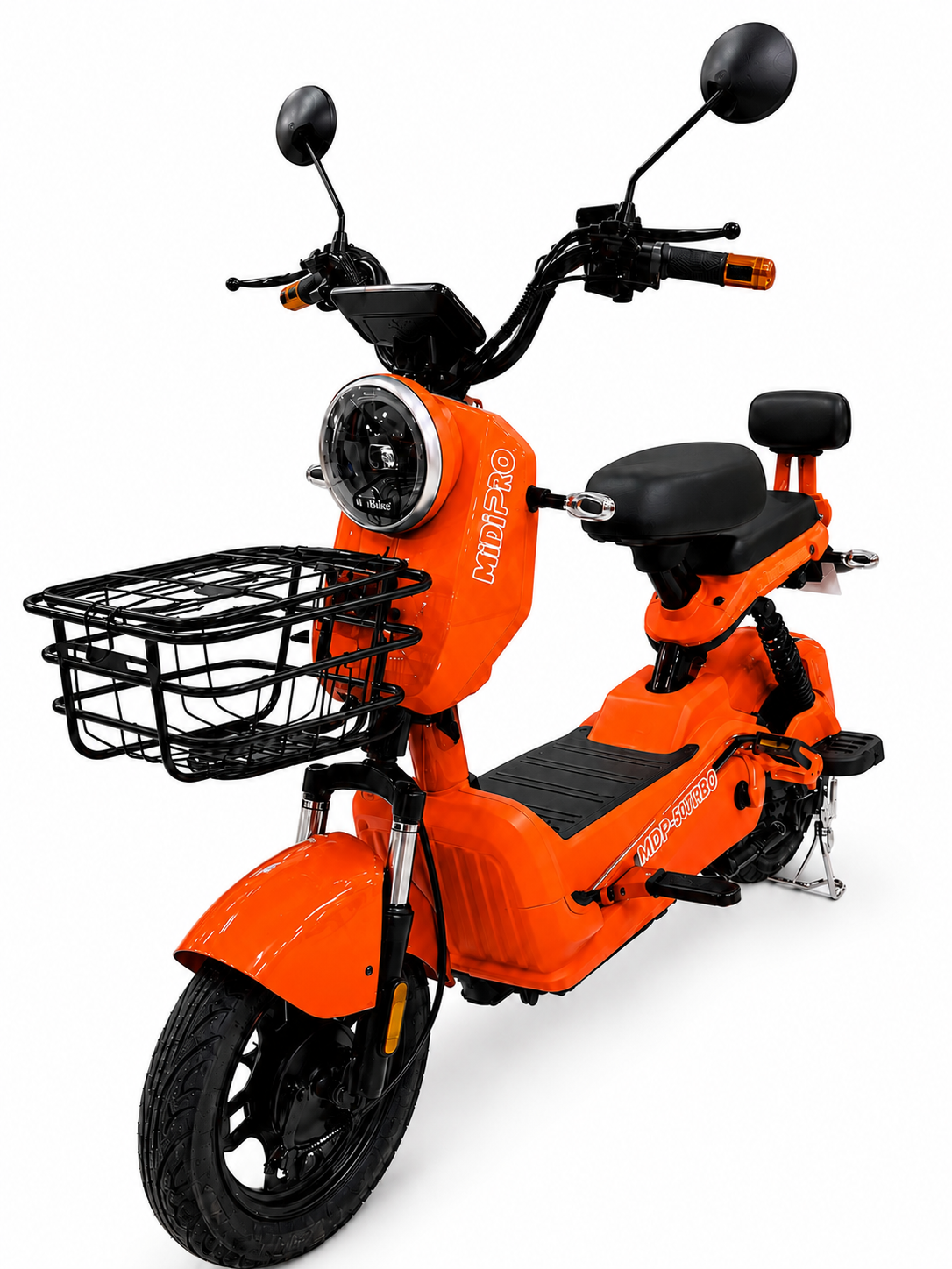 Moto Elétrica Midi Pro MDP-500TURBO 500W 48V/20Ah - Laranja (Acompanha Capacete)