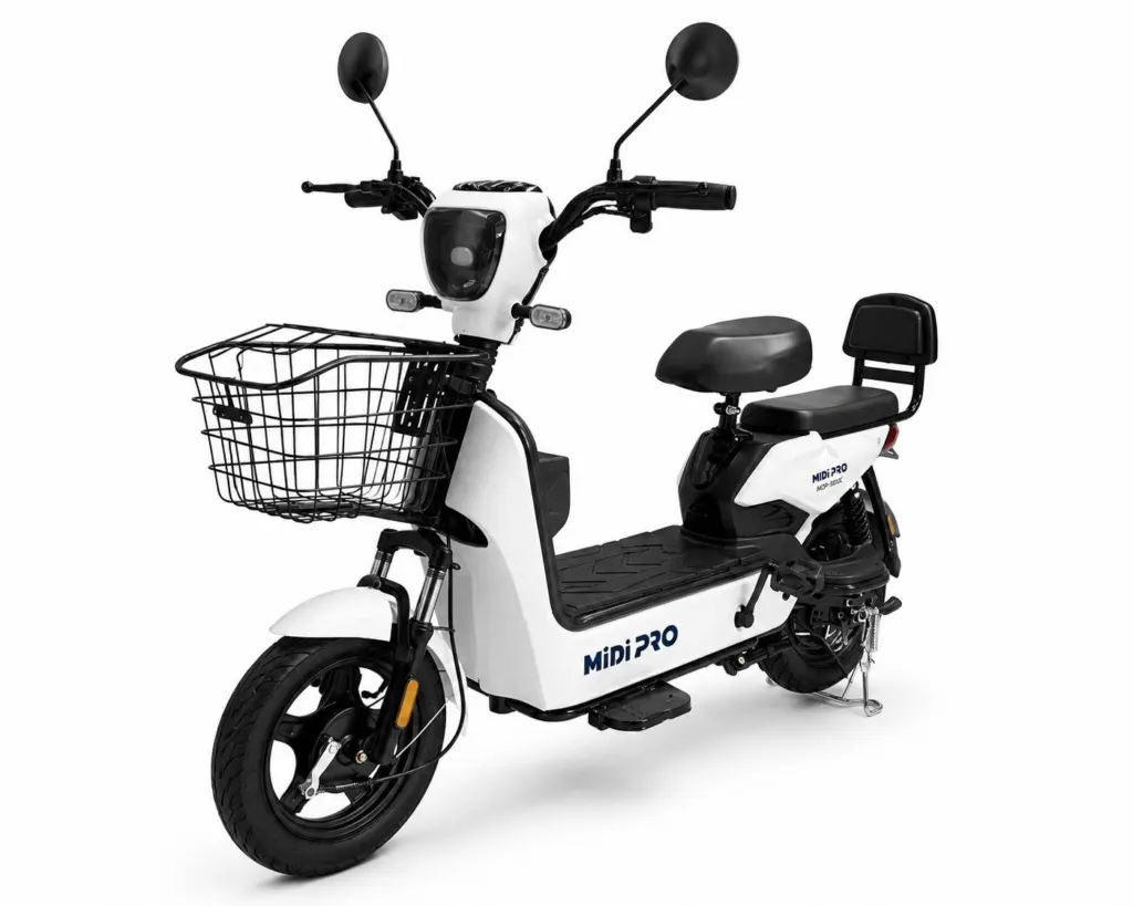 Moto Elétrica Autopropelido Midi Pro MDP-500C | 500W 48V/12Ah - Branco (Acompanha Capacete) — foto 1
