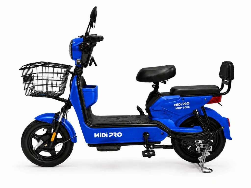 Moto Elétrica Autopropelido Midi Pro MDP-500C | 500W 48V/12Ah - Azul (Acompanha Capacete) — foto 2