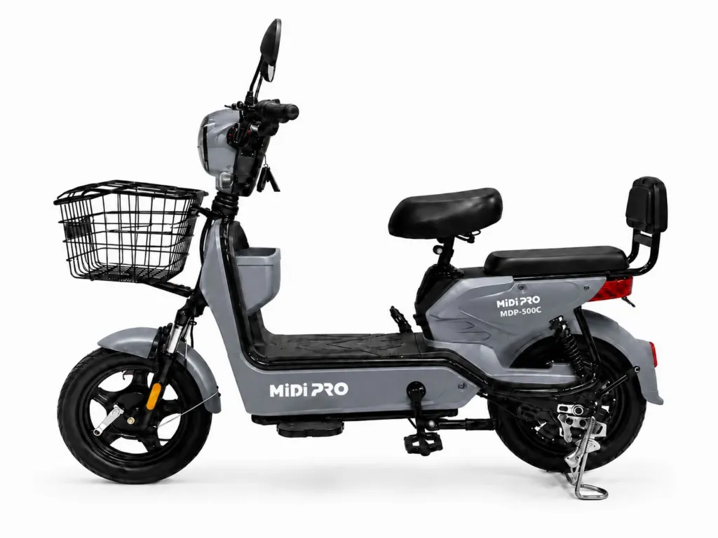 Moto Elétrica Autopropelido Midi Pro MDP-500C | 500W 48V/12Ah - Cinza (Acompanha Capacete) — foto 2
