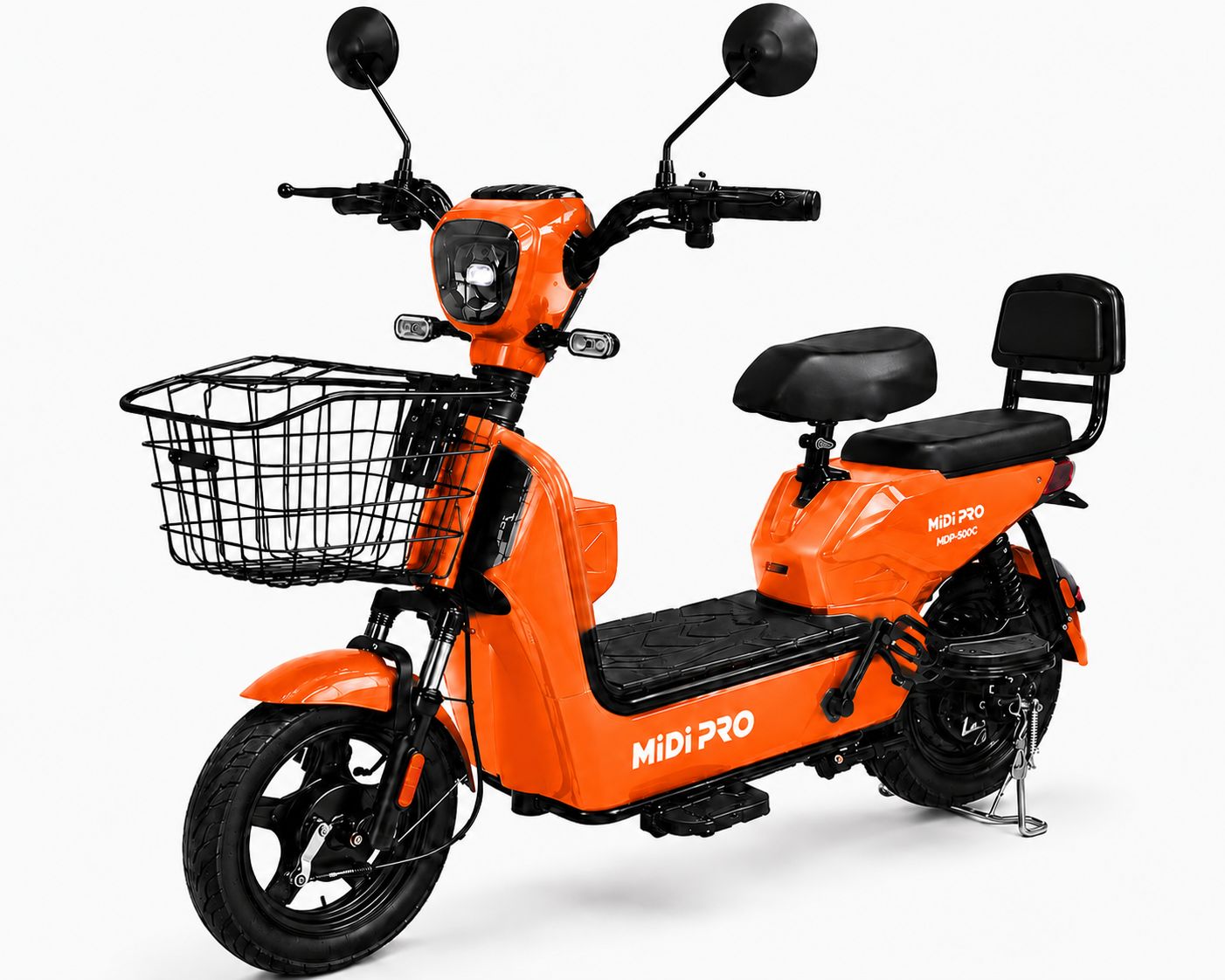 Moto Elétrica Midi Pro MDP-500C 500W 48V/12Ah - Laranja (Acompanha Capacete)