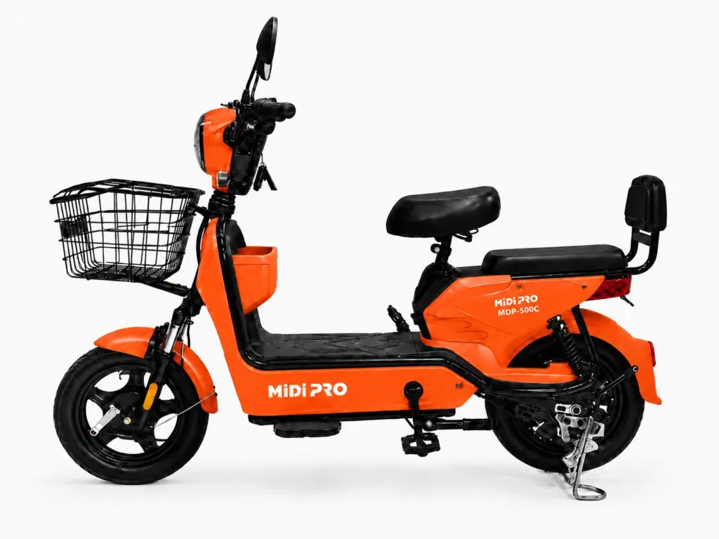 Moto Elétrica Autopropelido Midi Pro MDP-500C | 500W 48V/12Ah - Laranja (Acompanha Capacete) — foto 2