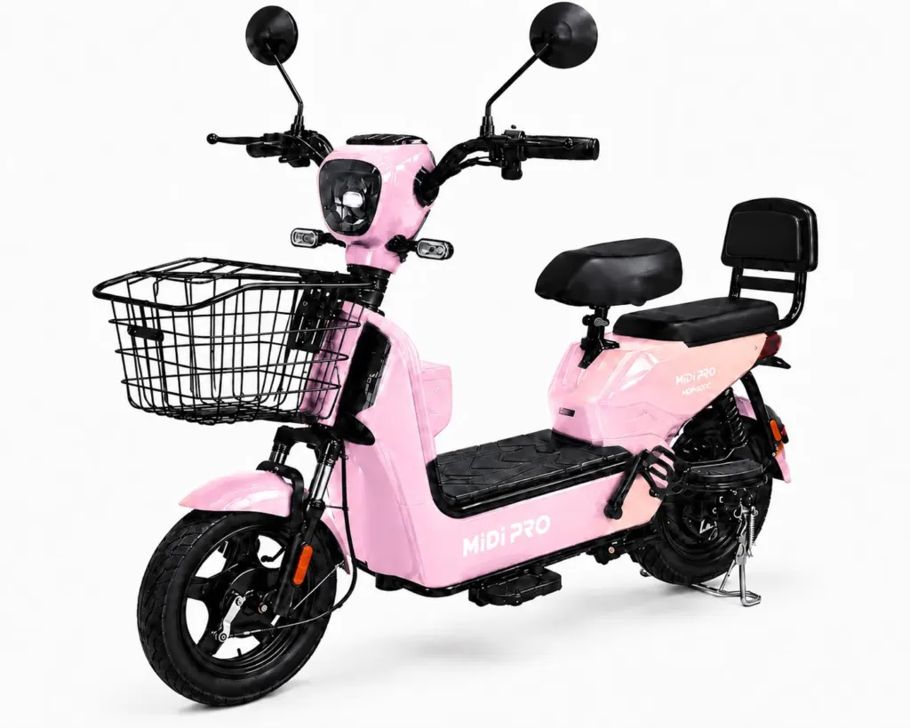 Moto Elétrica Autopropelido Midi Pro MDP-500C | 500W 48V/12Ah - Rosa (Acompanha Capacete) — foto 1