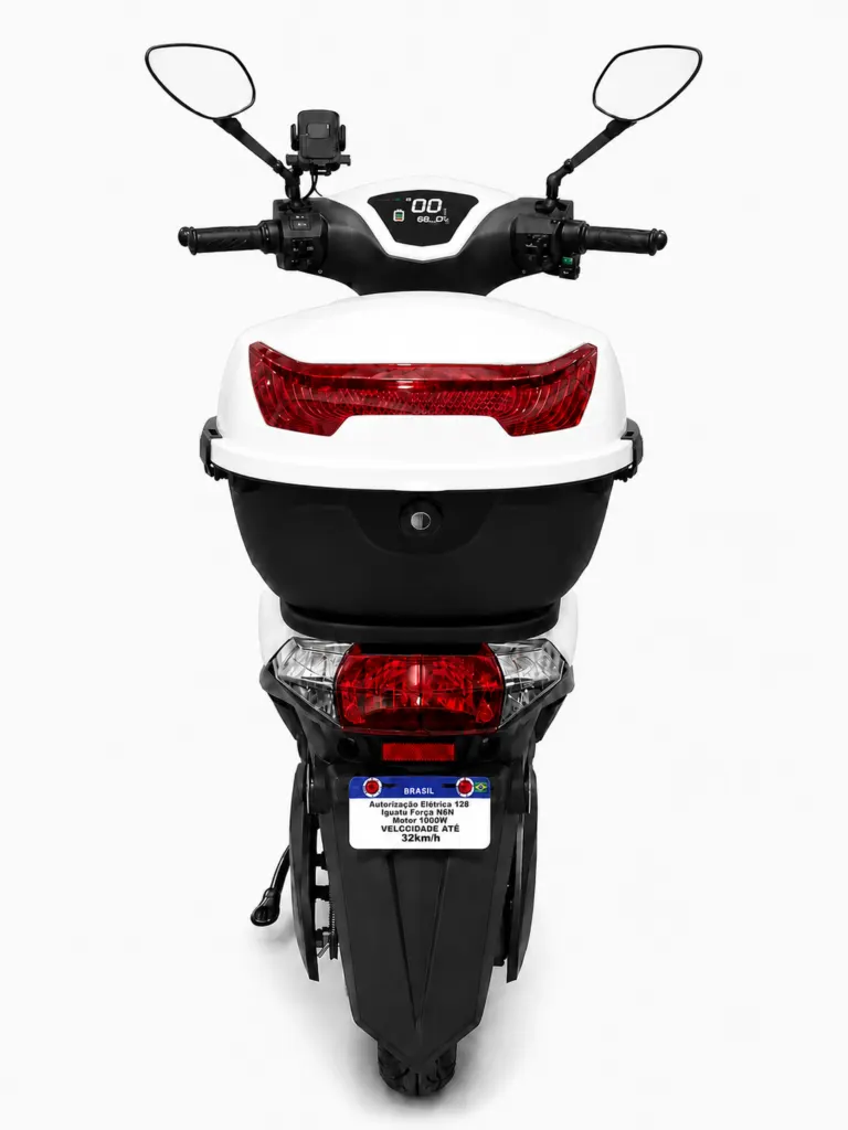 Moto Elétrica Midi Pro MDP-X50MAX | 1000W 60V/30Ah - Branco (Acompanha capacete) — foto 4