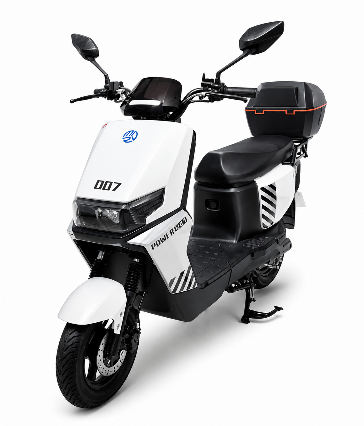 Moto Elétrica Midi Pro  MDP-007 1000W 60V/24Ah BRANCO/CINZA (acompanha capacete)