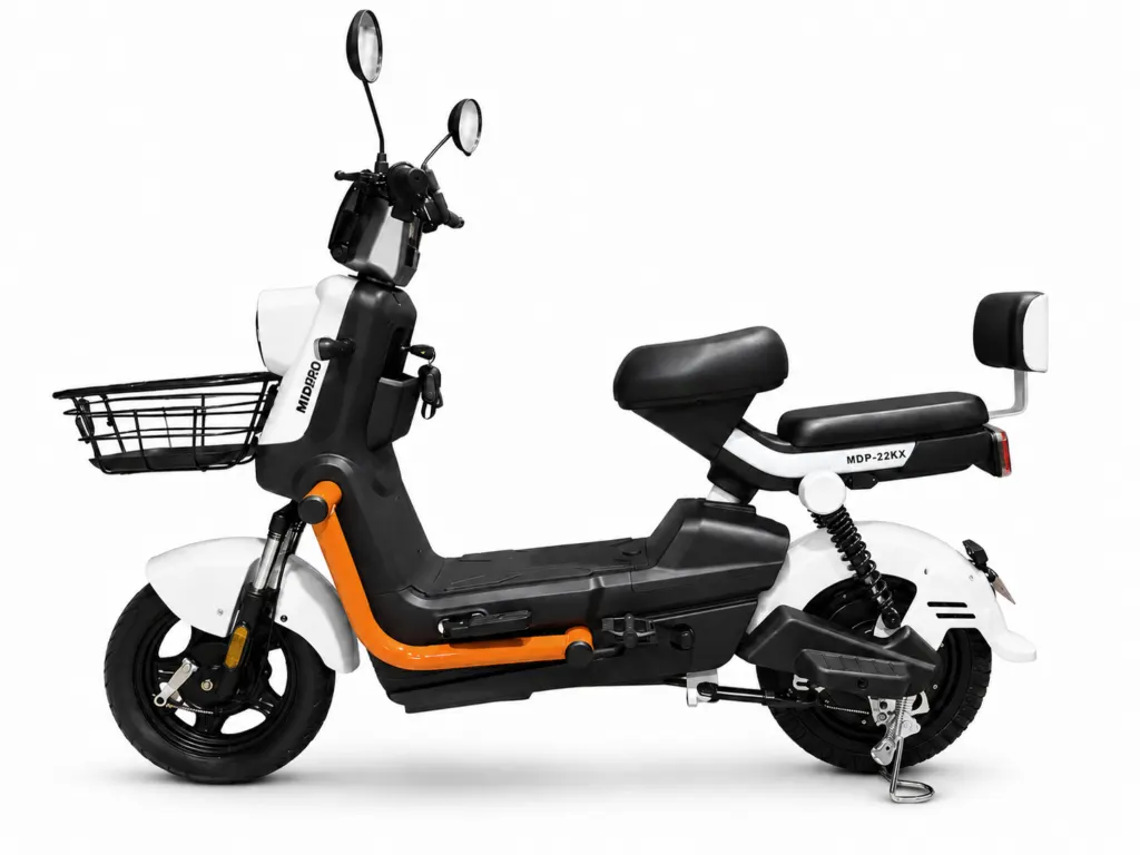 Moto Elétrica Midi Pro MDP-X22k | 1000W 48V/20Ah – Branco (Acompanha Capacete) — foto 2