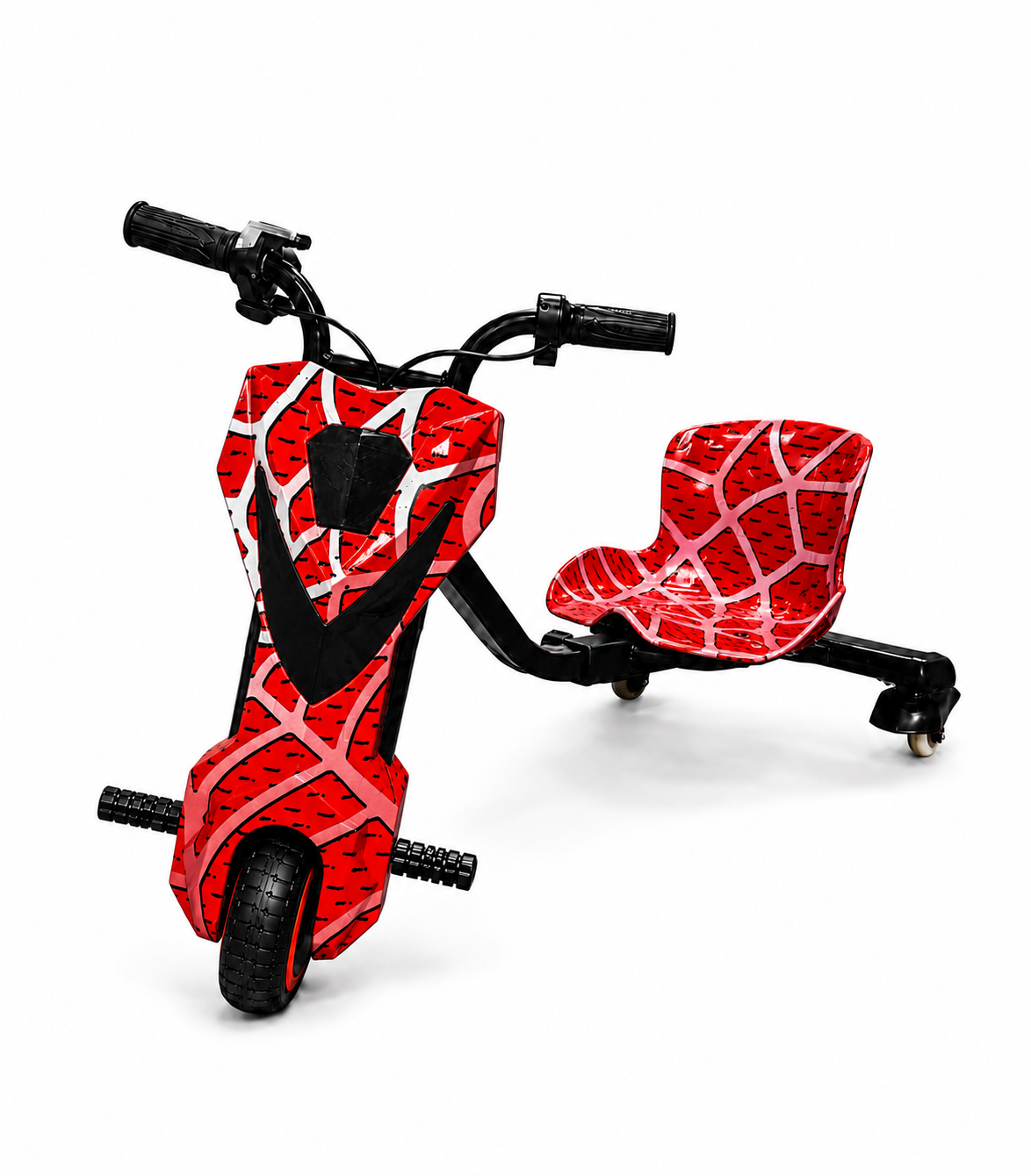 Triciclo Scooter Elétrico Drift Infantil Midi Pro MDP-65 (6,5”) – Red Spider (Capacete e Kit de Proteção)