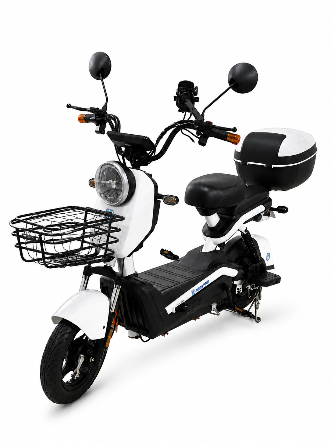 Moto Elétrica Autopropelido Midi Pro MDP-X13PRO MAX | 1000W  48V/20Ah - BRANCO (Acompanha Capacete)