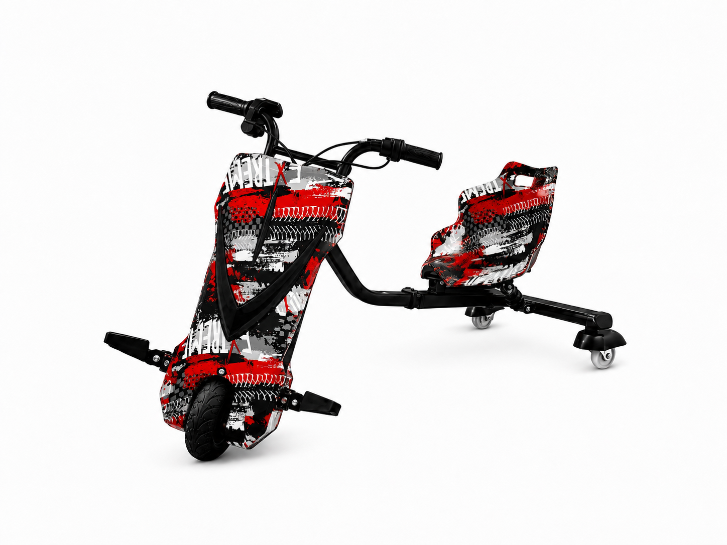 Triciclo Scooter Elétrico Infantil Drift Midi Pro MDP-80 (8″) | 350W - Extreme (Capacete e Kit de Proteção)