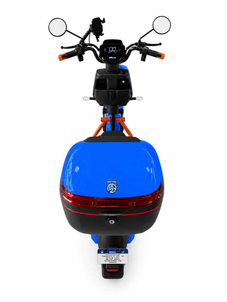 Moto Elétrica Autopropelida Midi Pro MDP-X16 PRO MAX | 1000W 60V/20Ah – Azul(acompanha capacete) — foto 4