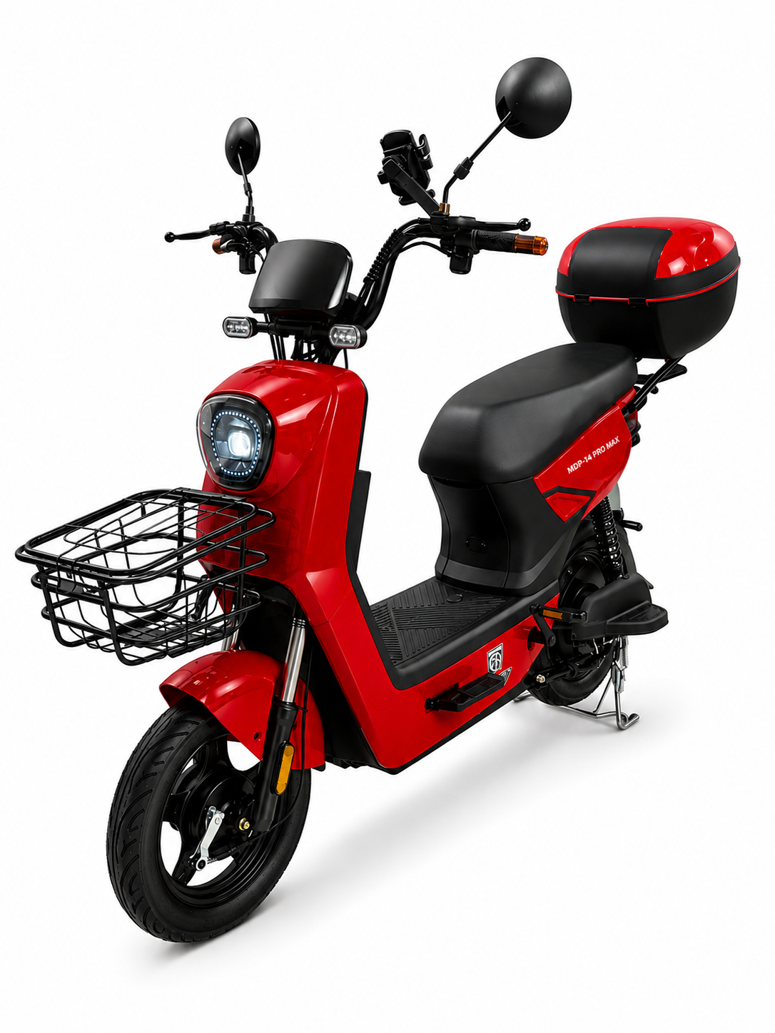 Moto Elétrica Midi Pro MDP-X14PRO MAX | 1000W 60v/20Ah - VERMELHO (Acompanha Capacete)