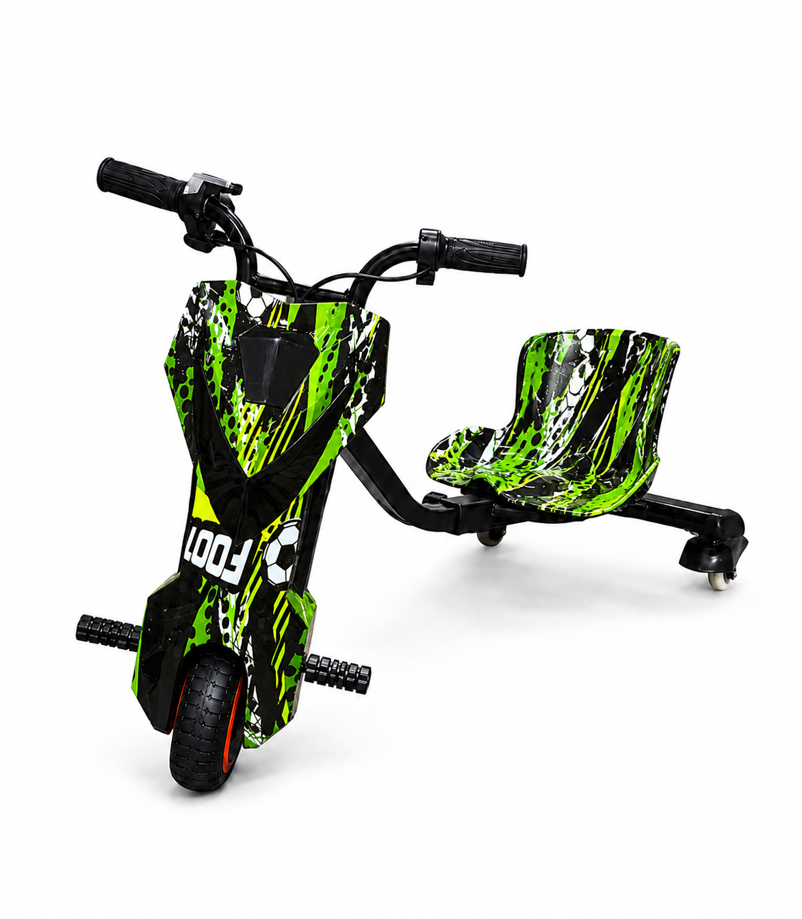 Triciclo Scooter Elétrico Drift Infantil Midi Pro MDP-65 (6,5”) – Football (Capacete e Kit de Proteção)
