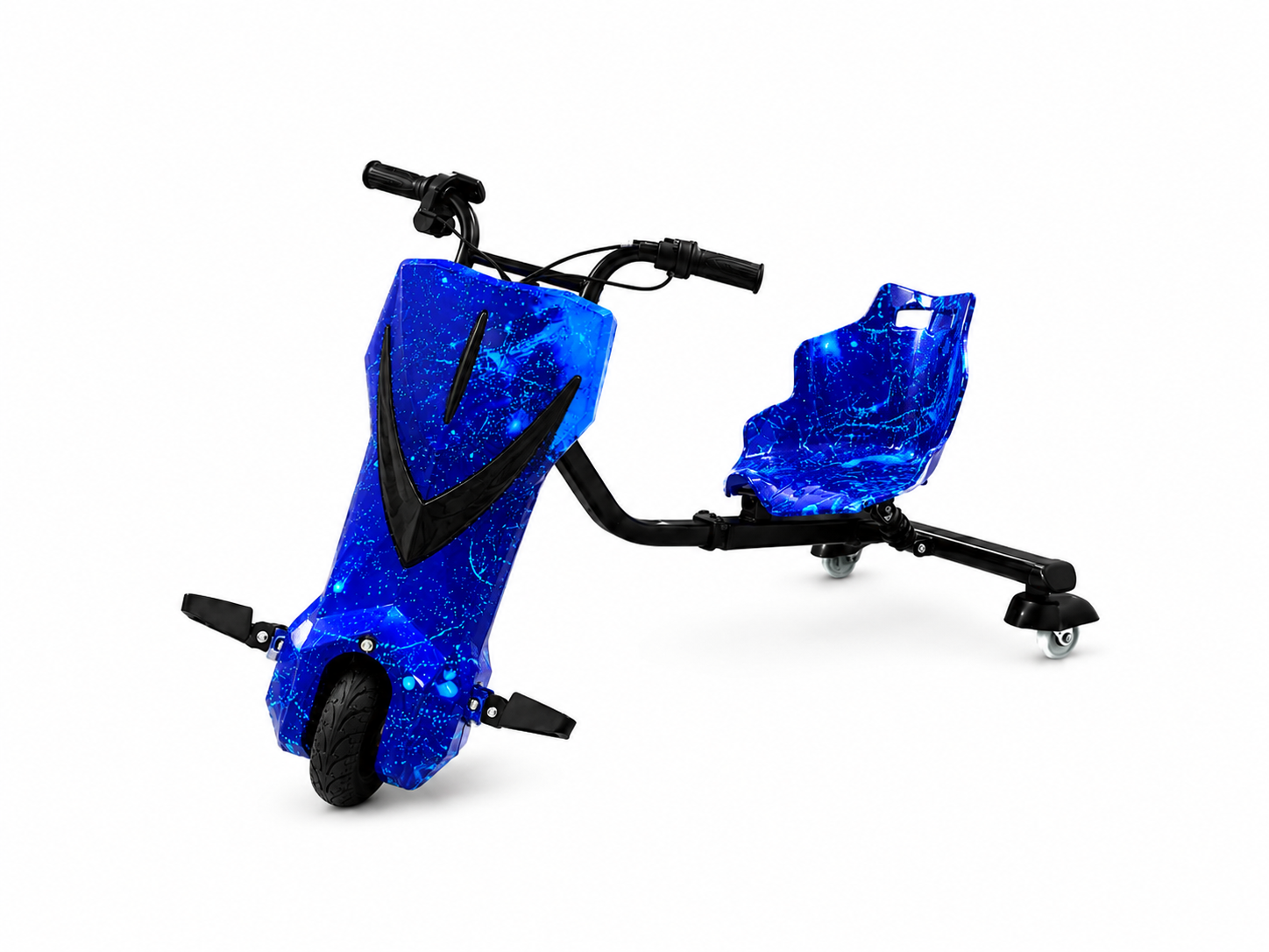 Triciclo Scooter Elétrico Infantil Drift Midi Pro MDP-80 (8″) | 350W - Blue sky (Capacete e Kit de Proteção)