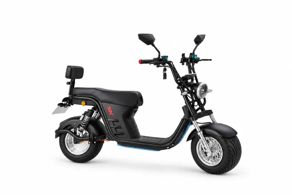 Moto Elétrica SK X12 | 1000W – 60V/20Ah - Preta — foto 2