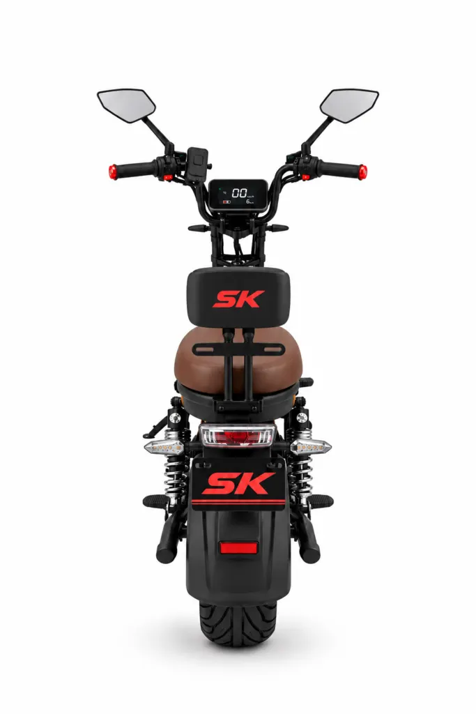 Moto Elétrica SK X12 | 1000W – 60V/20Ah - Preta Marrom — foto 3