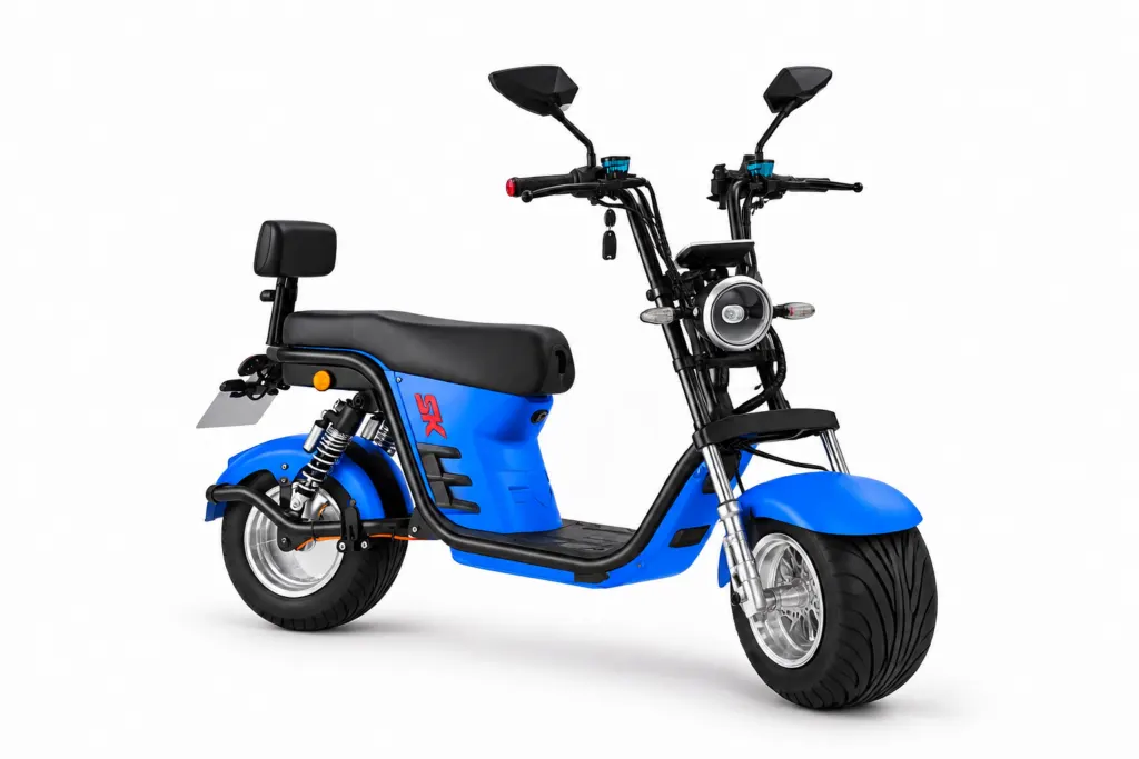 Moto Elétrica SK X12 | 1000W – 60V/20Ah - Azul — foto 2