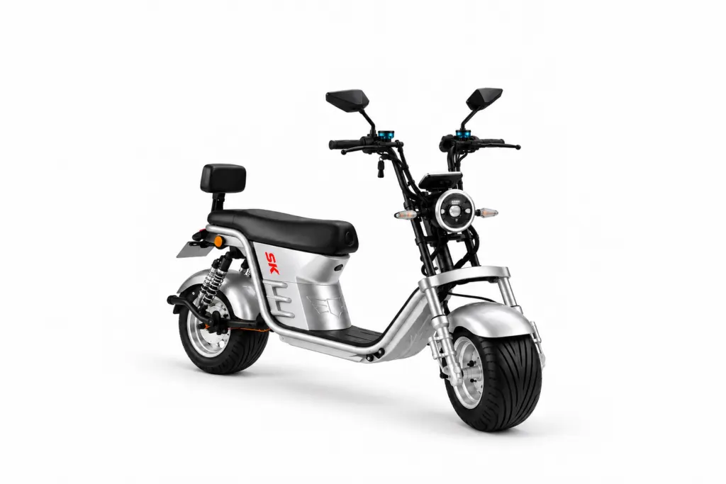 Moto Elétrica SK X12 | 1000W – 60V/20Ah - Prateada — foto 1
