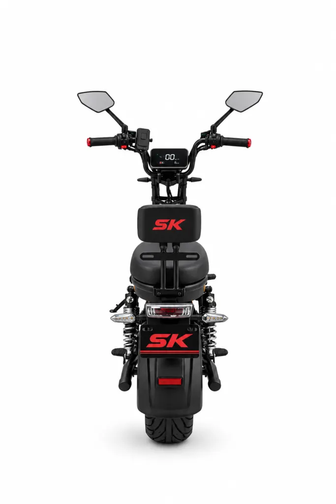 Moto Elétrica SK X12 | 1000W – 60V/20Ah - Preta — foto 3